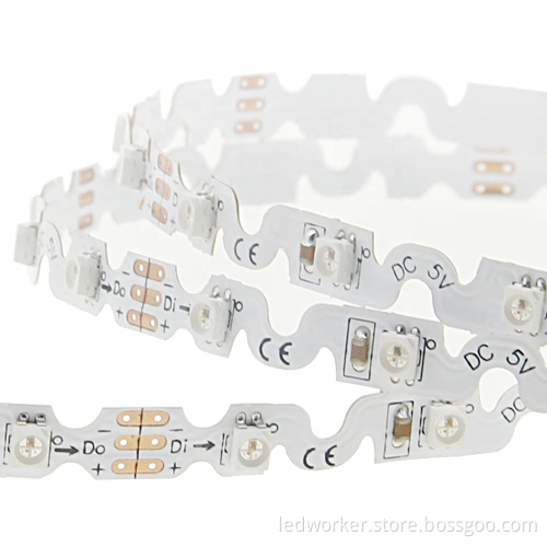 Wireless RGB LED Strip Light 0.2mm-0.5mm Thickness 10m 10W 10W/m 3528 Chips
